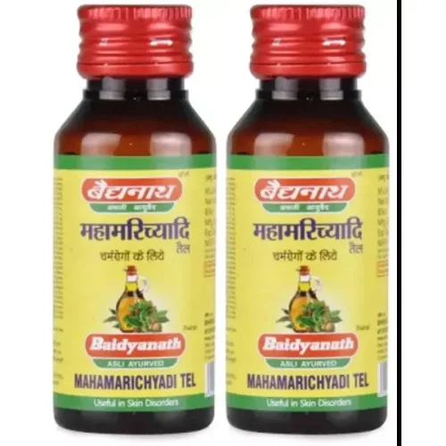 Baidyanath Mahamarichyadi Tail (50ml, Pack of 2)