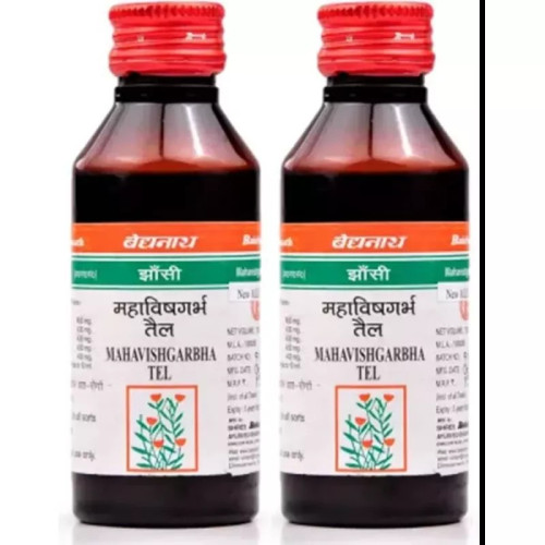 Baidyanath Maha Vishgarbha Tail (50ml, Pack of 2)