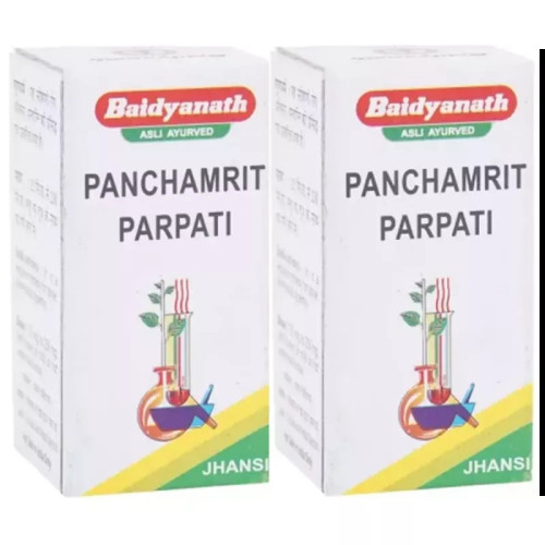 Baidyanath Panchamrit Parpati (10g, Pack of 2)