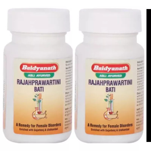 Baidyanath Rajahpravartani Bati (80 Tablets, Pack of 2)