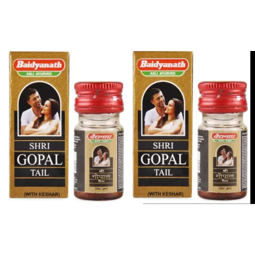 Baidyanath Shrigopal Tel (Kesar Amber Yukt) (10ml, Pack of 2)