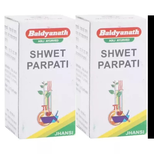 Baidyanath Shwet Parpati (10g, Pack of 2)
