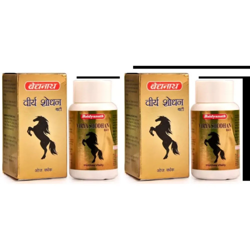 Baidyanath Virya Shodhan Bati (60 Tablets, Pack of 2)