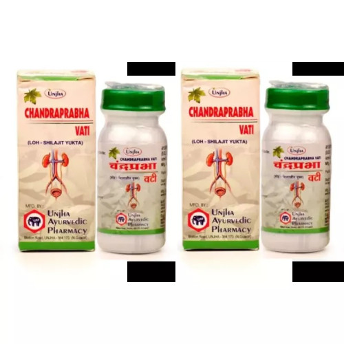 Unjha Chandprabha Vati (40 Tablets, Pack of 2)