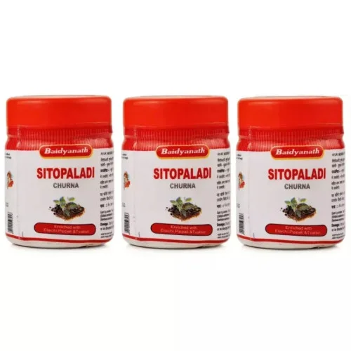Baidyanath Sitopaladi Churna (60g, Pack of 3)
