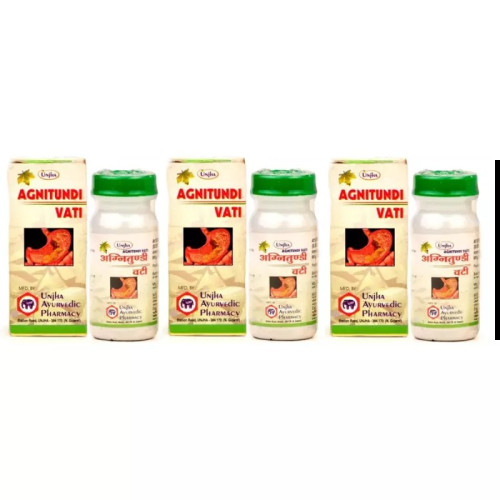 Unjha Agnitundi Vati (40 Tablets, Pack of 3)
