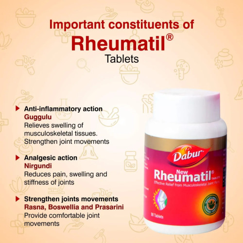Dabur Rheumatil (90 Tablets)