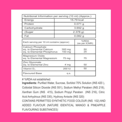 SYMCOX Symcal-D3 Syrup (100ml)