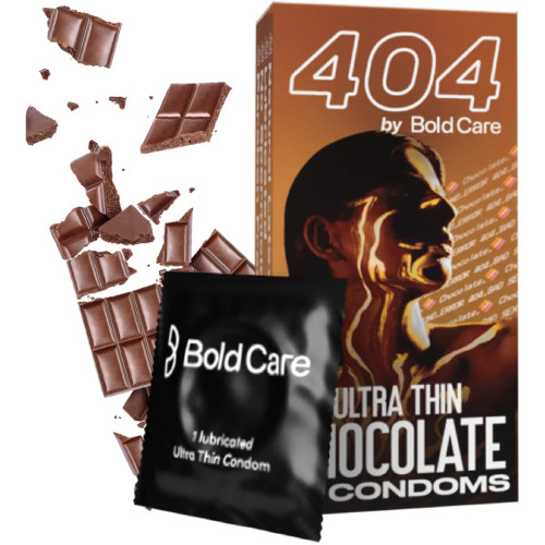 Bold Care 404 Super Ultra Thin Chocolate Flavored Condoms For Men (10units)