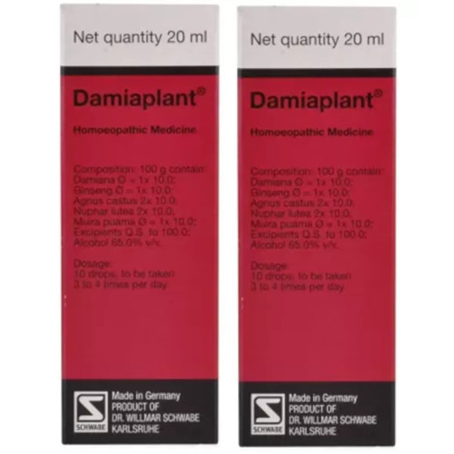 Willmar Schwabe Germany Damiaplant (20ml, Pack of 2)