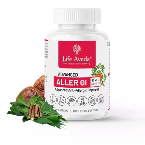 Life Aveda Advanced Aller Gi Veg  Capsules (60 Capsules)