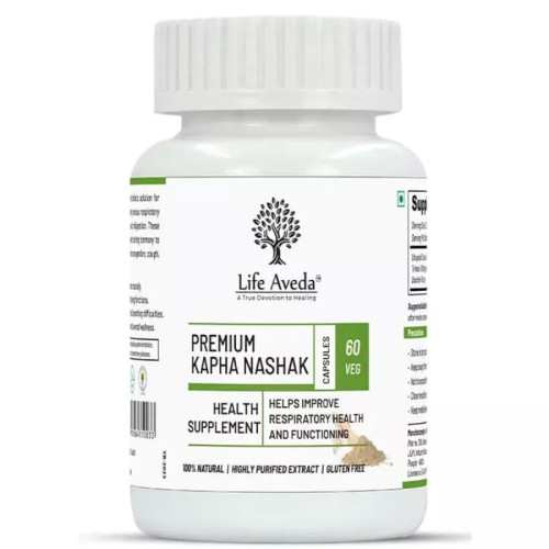 Life Aveda Premium Kapha Nashak Vef  Capsules (60 Capsules)