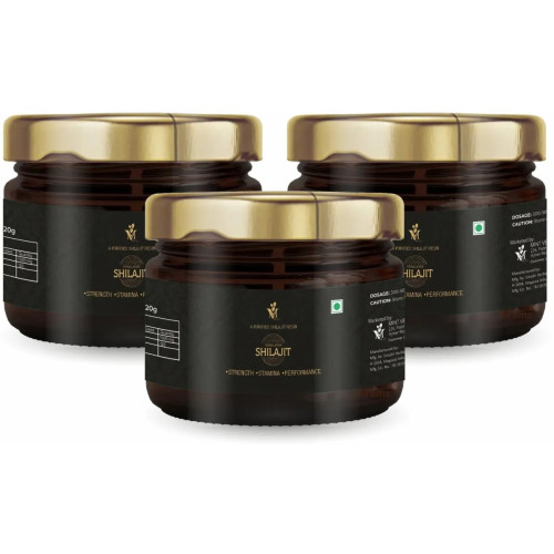 Mint Veda Shilajit Resin (20g, Pack of 3)