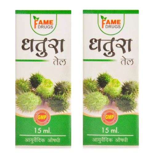 Fame Drugs Dhatura Oil (15ml, Pack of 2)