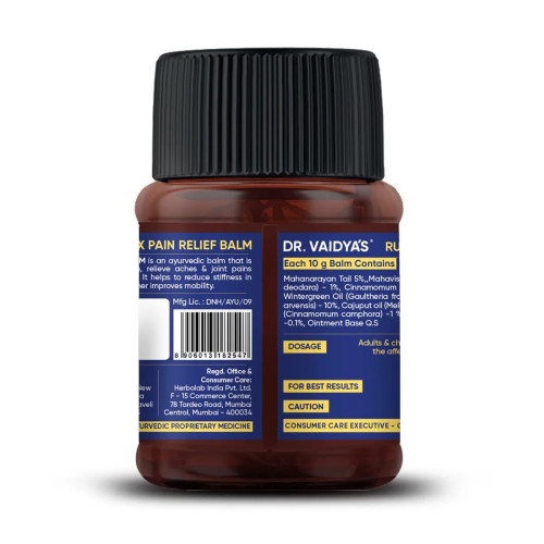 Dr Vaidyas Rumox Pain Relief Balm (50g)