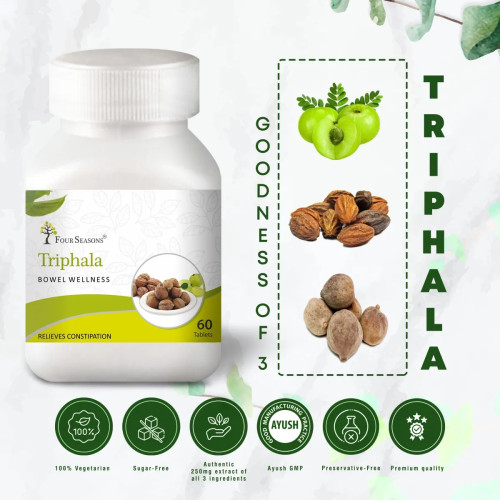 Four Seasons Triphala  Tablet (60 Tablets)