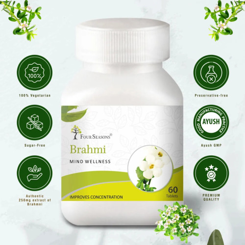 Four Seasons Brahmi  Tablet (60 Tablets)