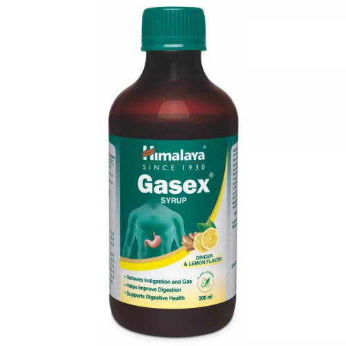 Himalaya Gasex Syrup (Lemon, Ginger) (200ml)
