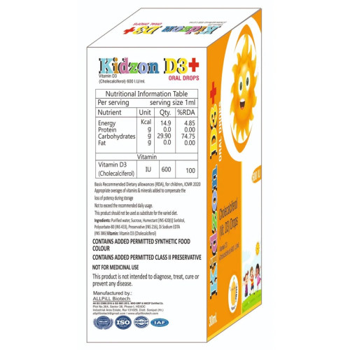 Trividha Kidzon D3-600Iu (30ml)