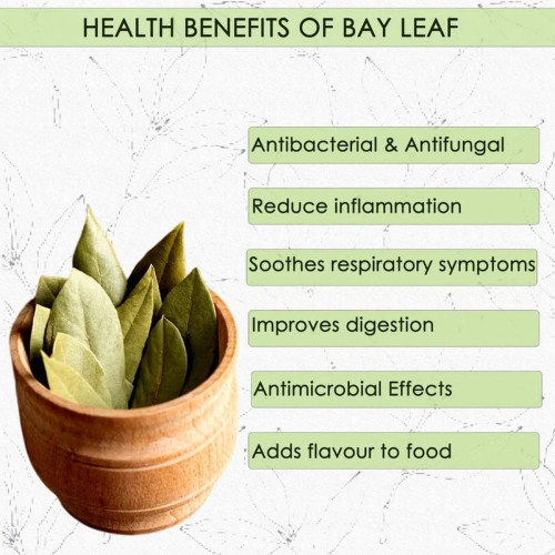 Hillpure Organic Bay Leaf (Tej Patta) (100g)