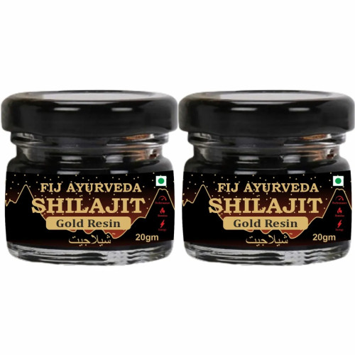 Fij Ayurveda Shilajit Gold Resin (20g, Pack of 2)
