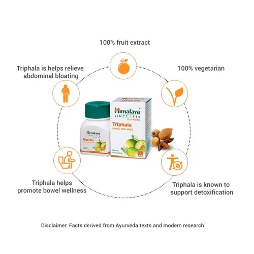 Himalaya Triphala  Tablet (60 Tablets)