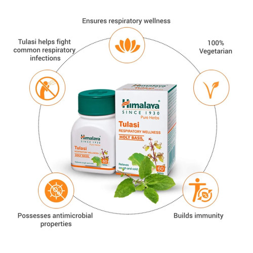 Himalaya Tulasi  Tablet (60 Tablets)