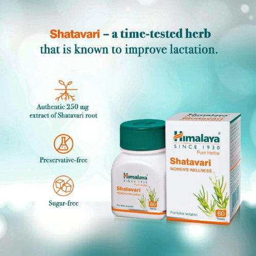 Himalaya Shatavari  Tablet (60 Tablets)