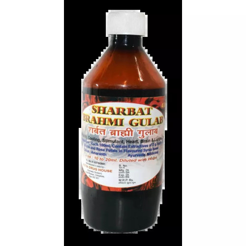 Girko Sharbat Brahmi Gulab (400ml)