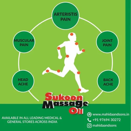Mahida's Sukoon Massage Oil(Pain Relief) (100ml)