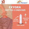 Dr Morepen Exygra Strawberry Flavoured Condoms (3pcs, Pack of 10)