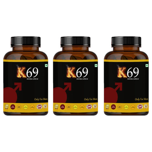 Divya Shri K69  Capsulesule For Men (30 Capsules, Pack of 3)