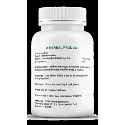 Dr Satnam's Arogyam Ayurveda Neem  Tablets (60 Tablets)