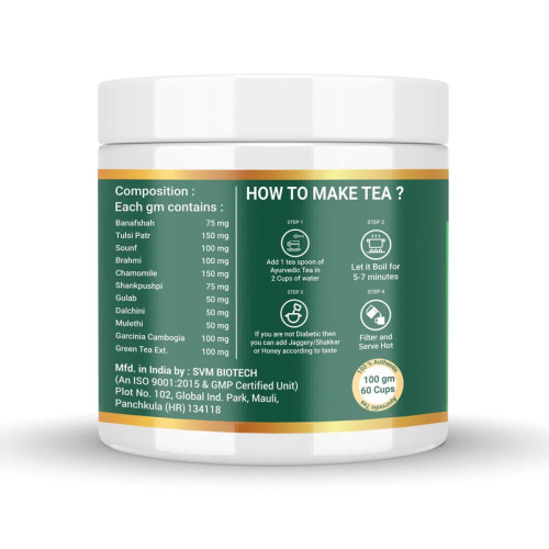 Dr Satnam's Arogyam Ayurveda Herbal Tea For Slimming (100g)