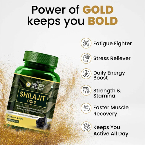 Vlado's Himalayan Organics Shilajit Gold  Capsules (60cap)