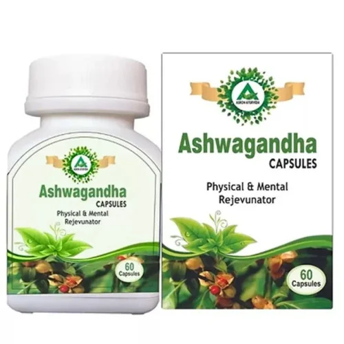 Agron Ayurveda Ashwagandha  Capsules (60 Capsules)