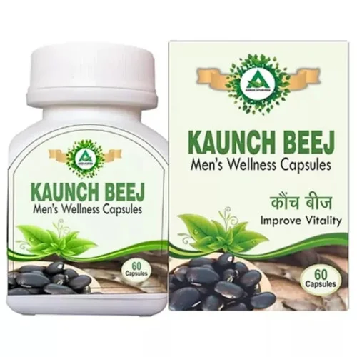Agron Ayurveda Kaunch Beej  Capsules (60 Capsules)
