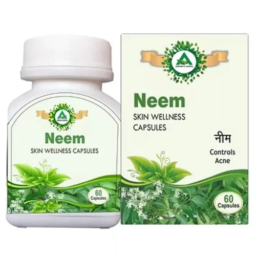 Agron Ayurveda Neem  Capsules (60 Capsules)