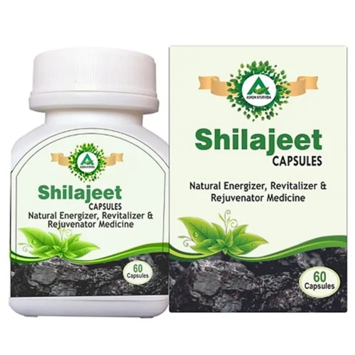 Agron Ayurveda Shilajeet  Capsules (60 Capsules)