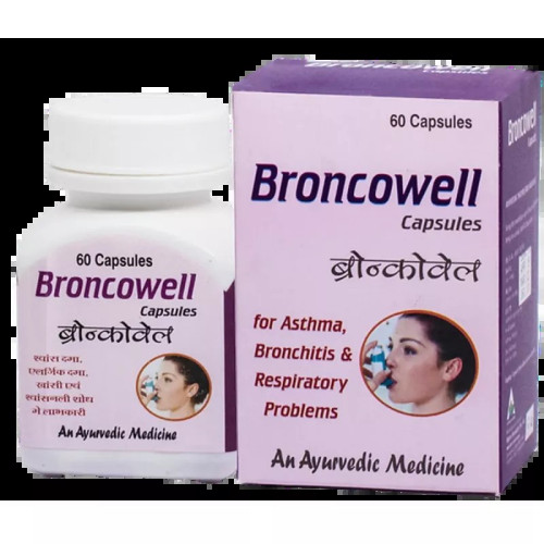Agron Ayurveda Broncowell  Capsulesule (60 Capsules)