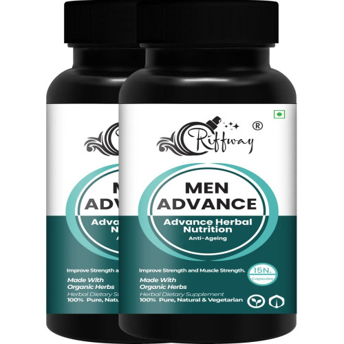 Riffway Men Advance Nutrition  Capsules (15 Capsules, Pack of 2)