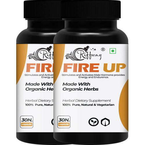 Riffway Fire Up  Capsules (30 Capsules, Pack of 2)