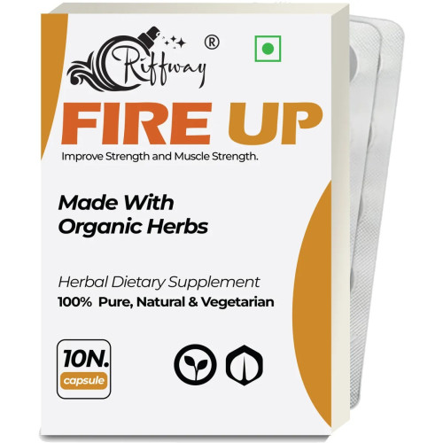 Riffway Fire Up  Capsules Strip (10 Capsules, Pack of 2)