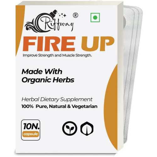 Riffway Fire Up  Capsules Strip (10 Capsules, Pack of 3)