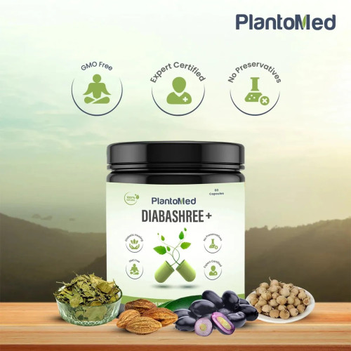 Plantomed Diabashree +  Capsules (60 Capsules)