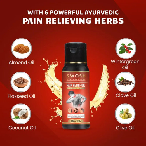 Swosh Body Pain Relief Oil (30ml)