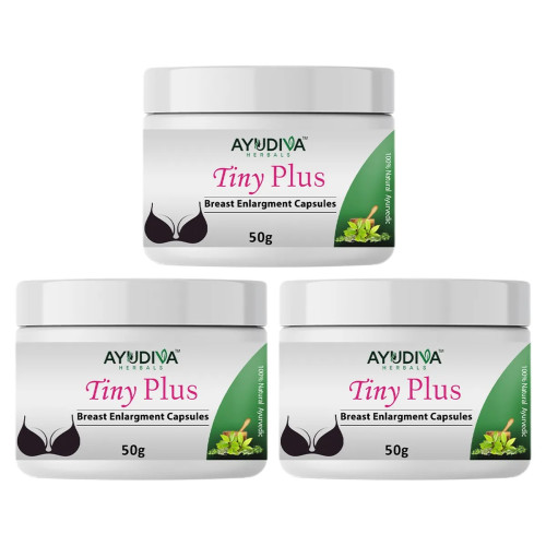 Ayudiva Herbals Tiny Plus Cream (50g, Pack of 3)