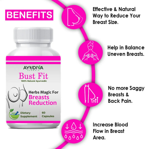 Ayudiva Herbals Bust Fit  Capsules (60 Capsules, Pack of 3)