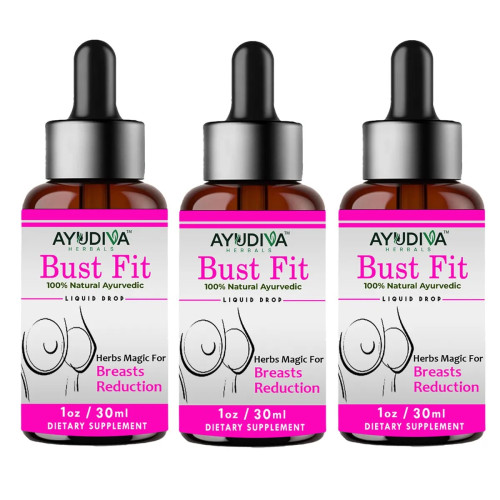 Ayudiva Herbals Bust Fit Liquid Drop (30ml, Pack of 3)