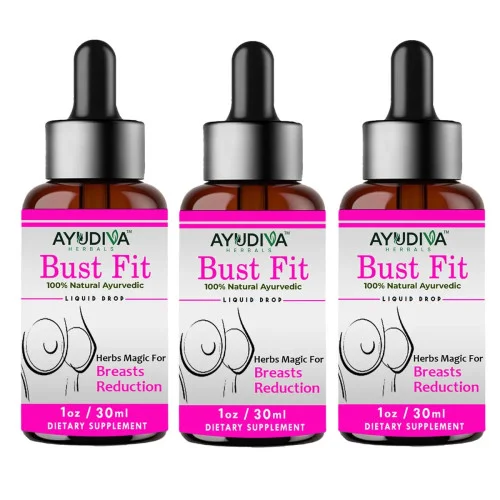 Ayudiva Herbals Bust Fit Liquid Drop (30ml, Pack of 3)